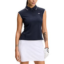 J.Lindeberg Lei Ärmelloses Golf-Poloshirt für Damen – JL Navy