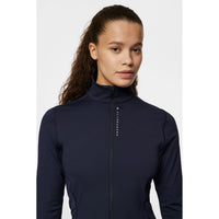 J.Lindeberg Women's Mel Full Reißverschlussgolf mittelschicht - JL Navy