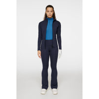 J.Lindeberg Women's Mel Full Reißverschlussgolf mittelschicht - JL Navy