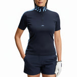 J.Lindeberg Damen Pip Golf-Poloshirt – JL Navy