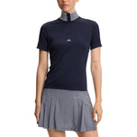 J.Lindeberg Damen Pip Golf-Poloshirt – Moonbeam