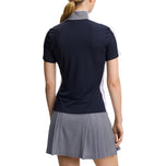 J.Lindeberg Damen Pip Golf-Poloshirt – Moonbeam