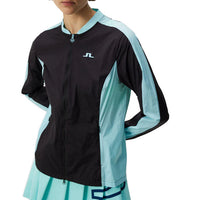 J. Lindeberg Women's Thorine Wind Pro Golfjacke - Schwarz