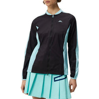 J. Lindeberg Women's Thorine Wind Pro Golfjacke - Schwarz