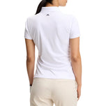 J.Lindeberg 女式 Tour Tech 高尔夫 Polo 衫 - 白色