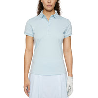 J. Lindeberg Women's Tour Tech Golf Polo -Hemd - Winter Himmel