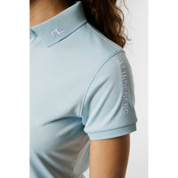 J. Lindeberg Women's Tour Tech Golf Polo -Hemd - Winter Himmel