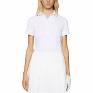 J.Lindeberg Damen Tour Tech LTD Golfshirt – Weiß