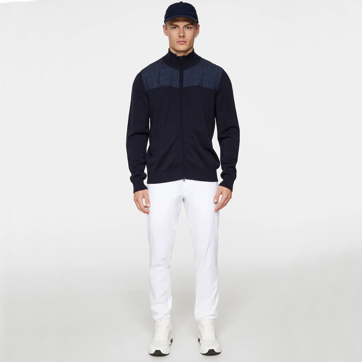 J. Lindeberg Bridge Stricker Hybrid -Golfpullover - JL Navy