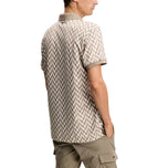 J.Lindeberg Tour Tech bedrucktes Golf-Poloshirt – Bridge Stack Brindle