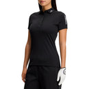 J.Lindeberg Damen Tour Tech Golf-Poloshirt – Schwarz