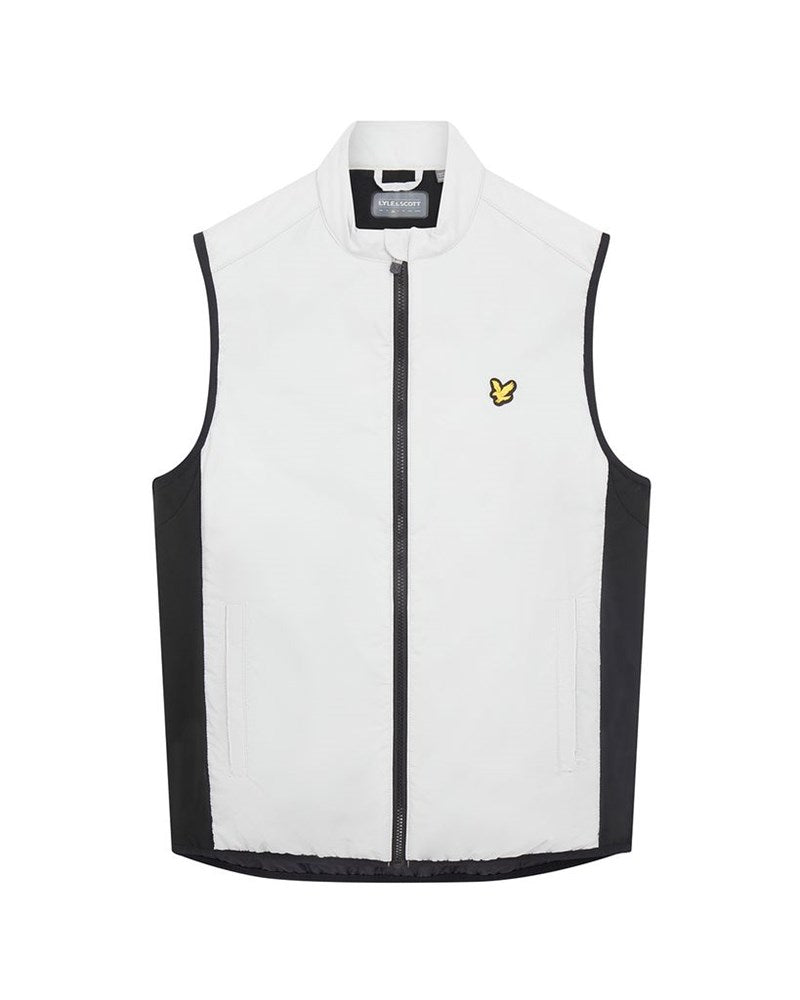 Lyle & Scott Golf wasserdichte Gilet - Kieselble
