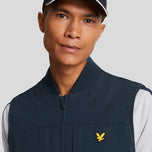 Lyle & Scott Golf Tech Force Gilet - Marine