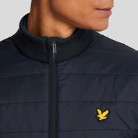 Lyle & Scott Faffel gesteppte Golfjacke - Marine