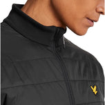 Lyle & Scott Golf Baffle Quilted Jacke - Jet Black