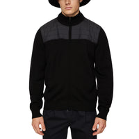 J. Lindeberg Bridge Stricker Hybrid -Golfpullover - Schwarz