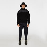 J. Lindeberg Bridge Stricker Hybrid -Golfpullover - Schwarz
