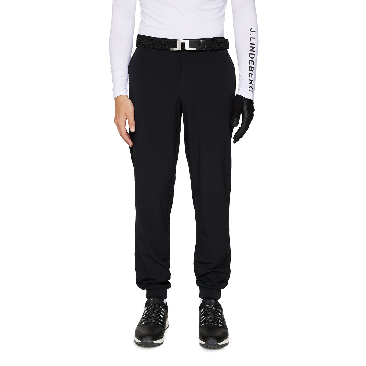 J. Lindeberg Cuff Jogger Golfhose - Schwarz