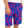 J.Lindeberg Eloy Print Golf Shorts - Glitch Bridge Club Blau