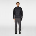 J. Lindeberg Holden Quilt Hybrid Golfweste - Asphalt