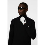 J. Lindeberg Kian gestrickter Pullover - Schwarz