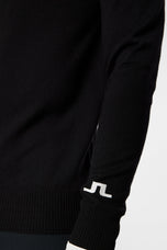 J. Lindeberg Kian gestrickter Pullover - Schwarz