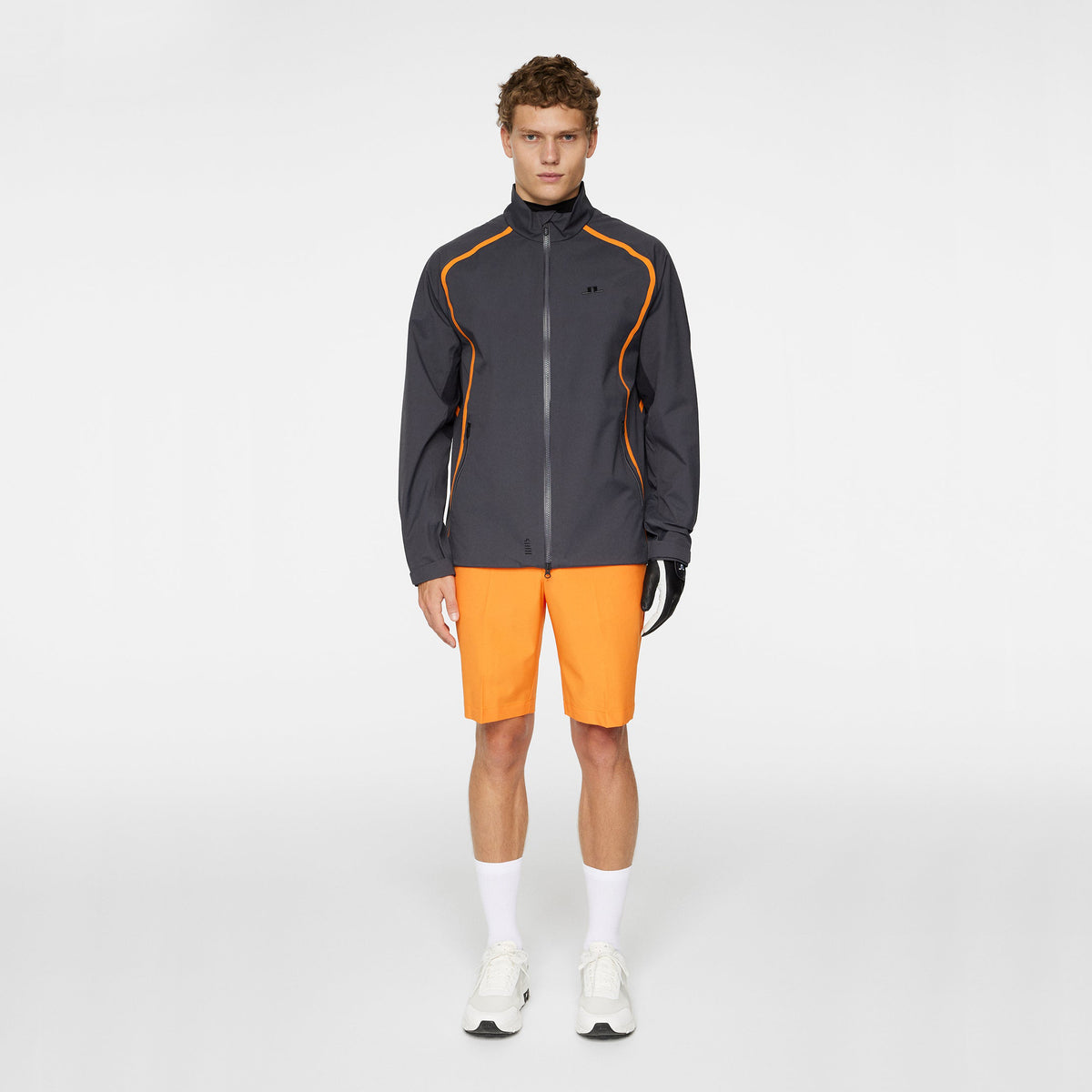 J. Lindeberg Sandy wasserdichte Golfjacke - Asphalt