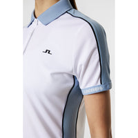 J. Lindeberg Women's Demi Golf Polo Shirt - Weiß