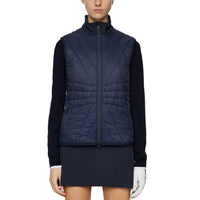 J. Lindeberg Women's Holma sterbte Hybrid -Golfweste - JL Navy