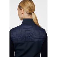 J. Lindeberg Women's Holma sterbte Hybrid -Golfweste - JL Navy