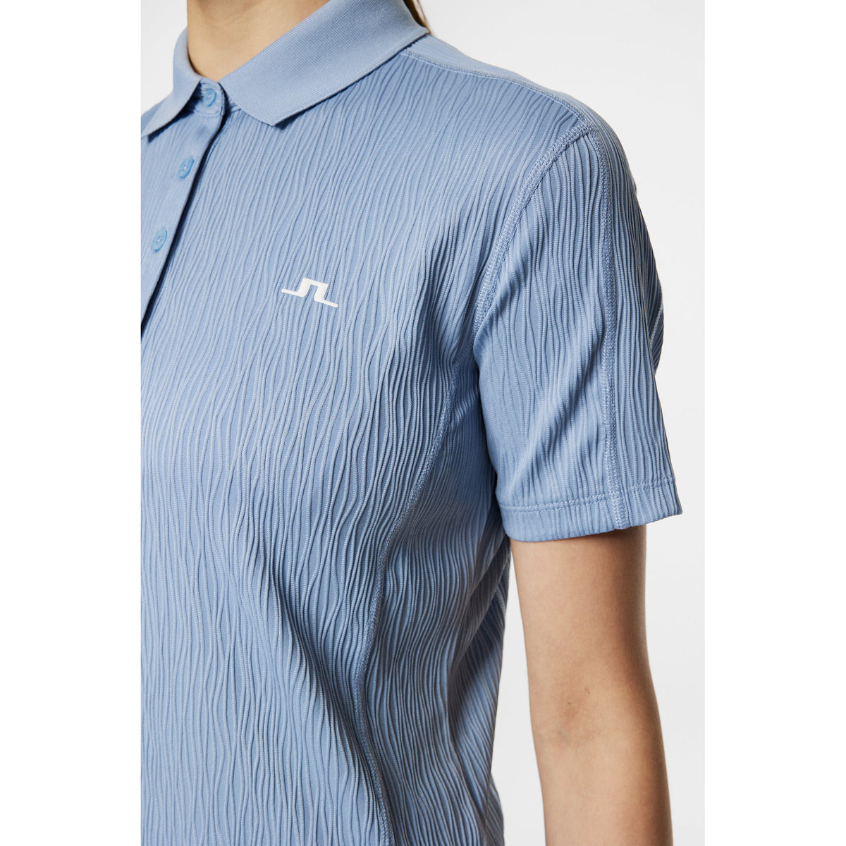 J. Lindeberg Women's Izara Golf Polo -Hemd - Regen gewaschen