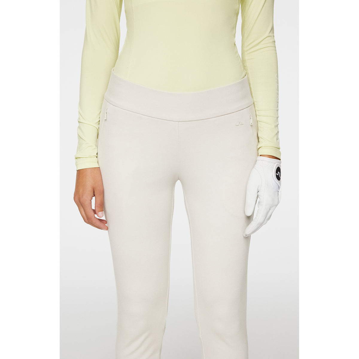 J. Lindeberg Women's Lea Pull on Golf Hosen - Moonbeam