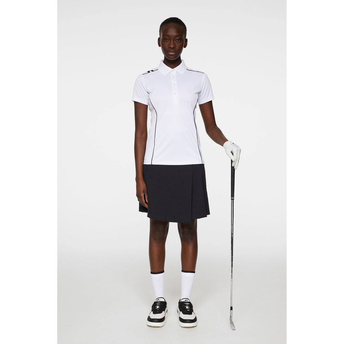 J. Lindeberg Women's Leyla Golf Polo Shirt - Weiß
