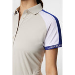 J.Lindeberg Women's Priya Golf Polo -Hemd - Moonbeam