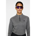 J. Lindeberg Women's Steffi Golf Mid -Layer - Dunkelgrau Melange