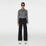 J. Lindeberg Women's Steffi Golf Mid -Layer - Dunkelgrau Melange