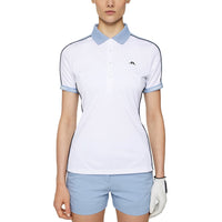 J. Lindeberg Women's Demi Golf Polo Shirt - Weiß