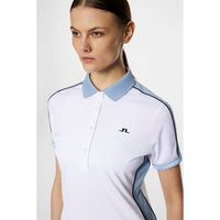 J. Lindeberg Women's Demi Golf Polo Shirt - Weiß