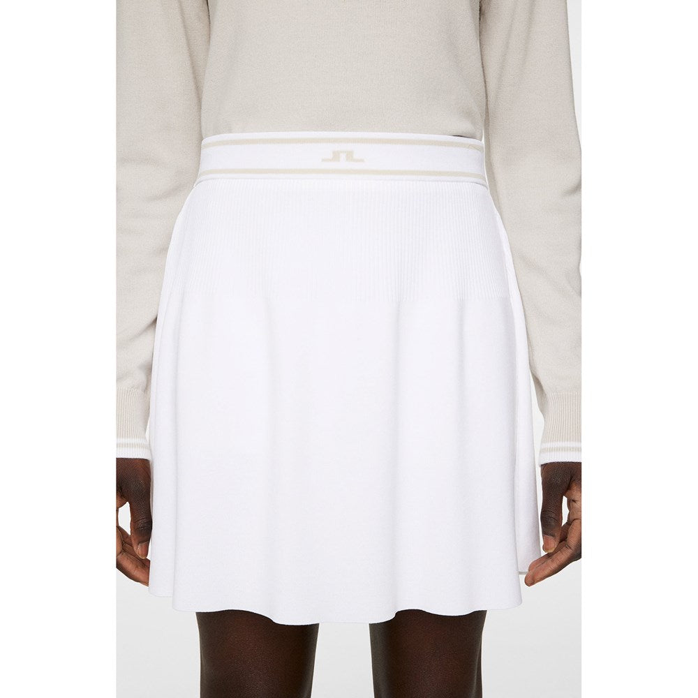 J. Lindeberg Women's Emma Strickgolfrock - Weiß