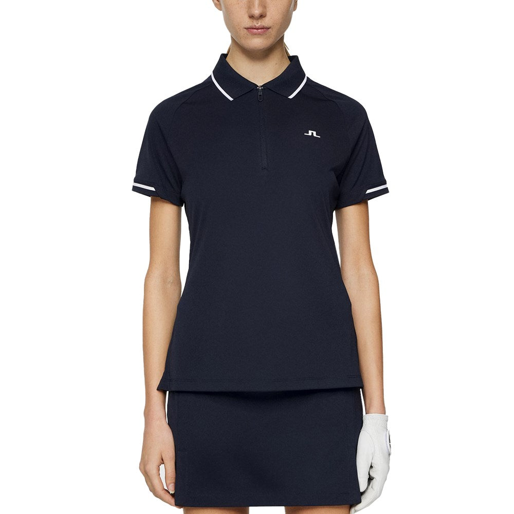 J. Lindeberg Women's Lee Golf Polo Shirt - JL Navy
