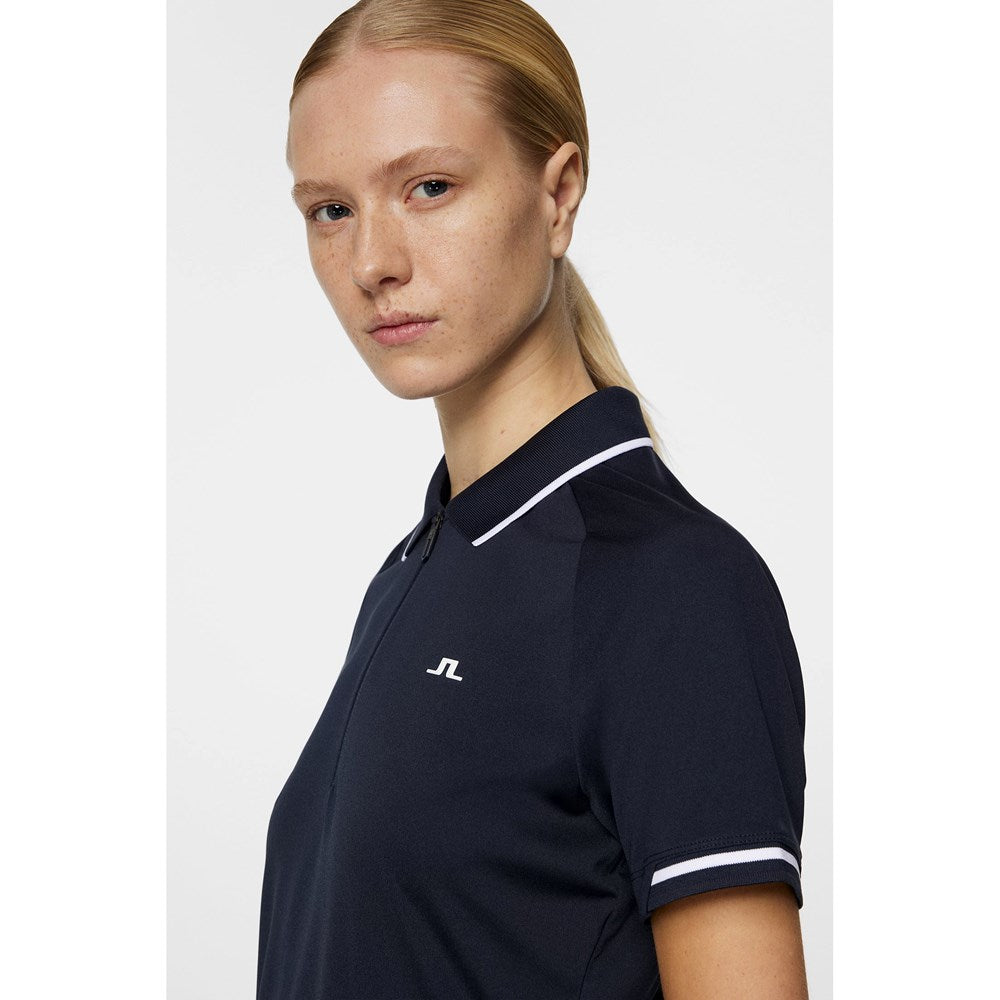 J. Lindeberg Women's Lee Golf Polo Shirt - JL Navy