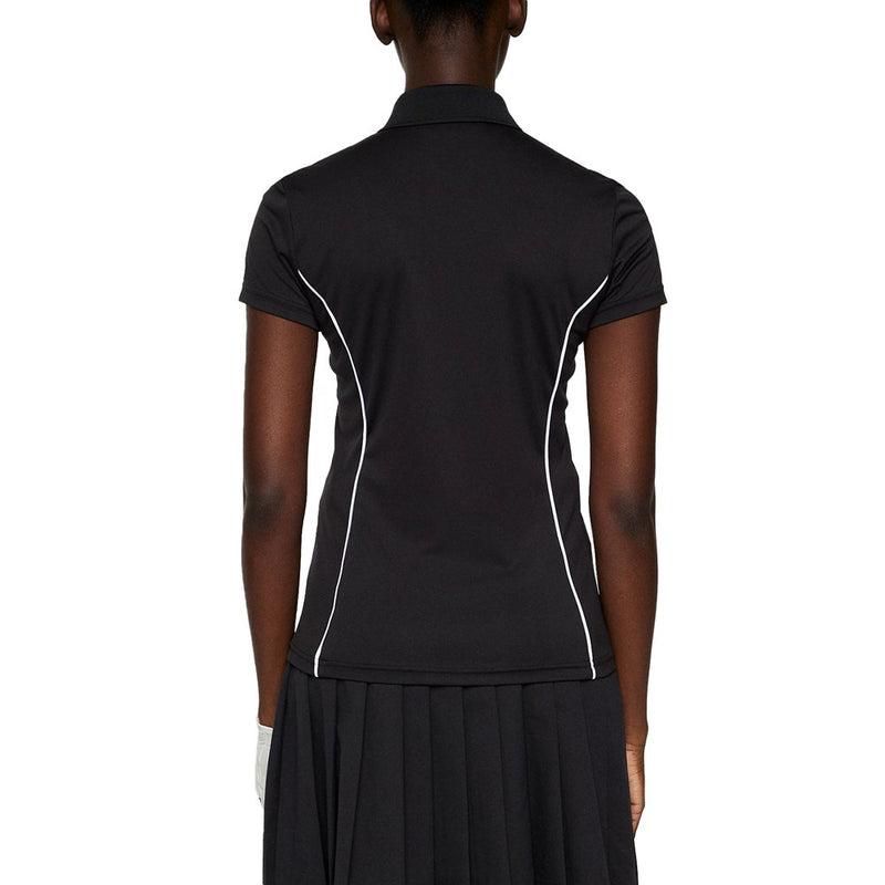 J. Lindeberg Women's Leyla Golf Polo Shirt - Schwarz