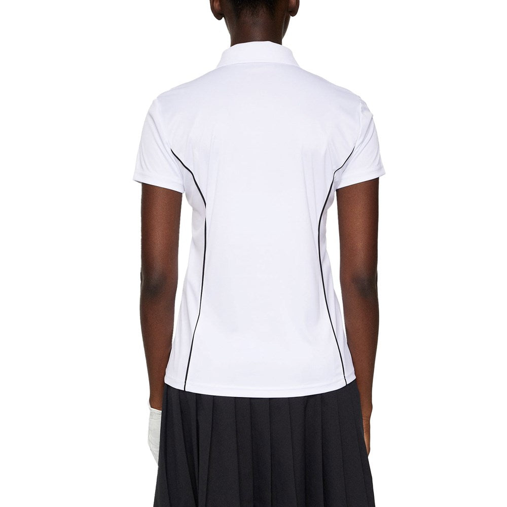 J. Lindeberg Women's Leyla Golf Polo Shirt - Weiß