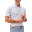 Johnnie-O Performance Featherweight Polo – Seymour Stripe – Marineblau