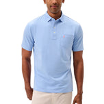 Johnnie-O Original 4 扣 Polo 衫 - 纯色 - 白色