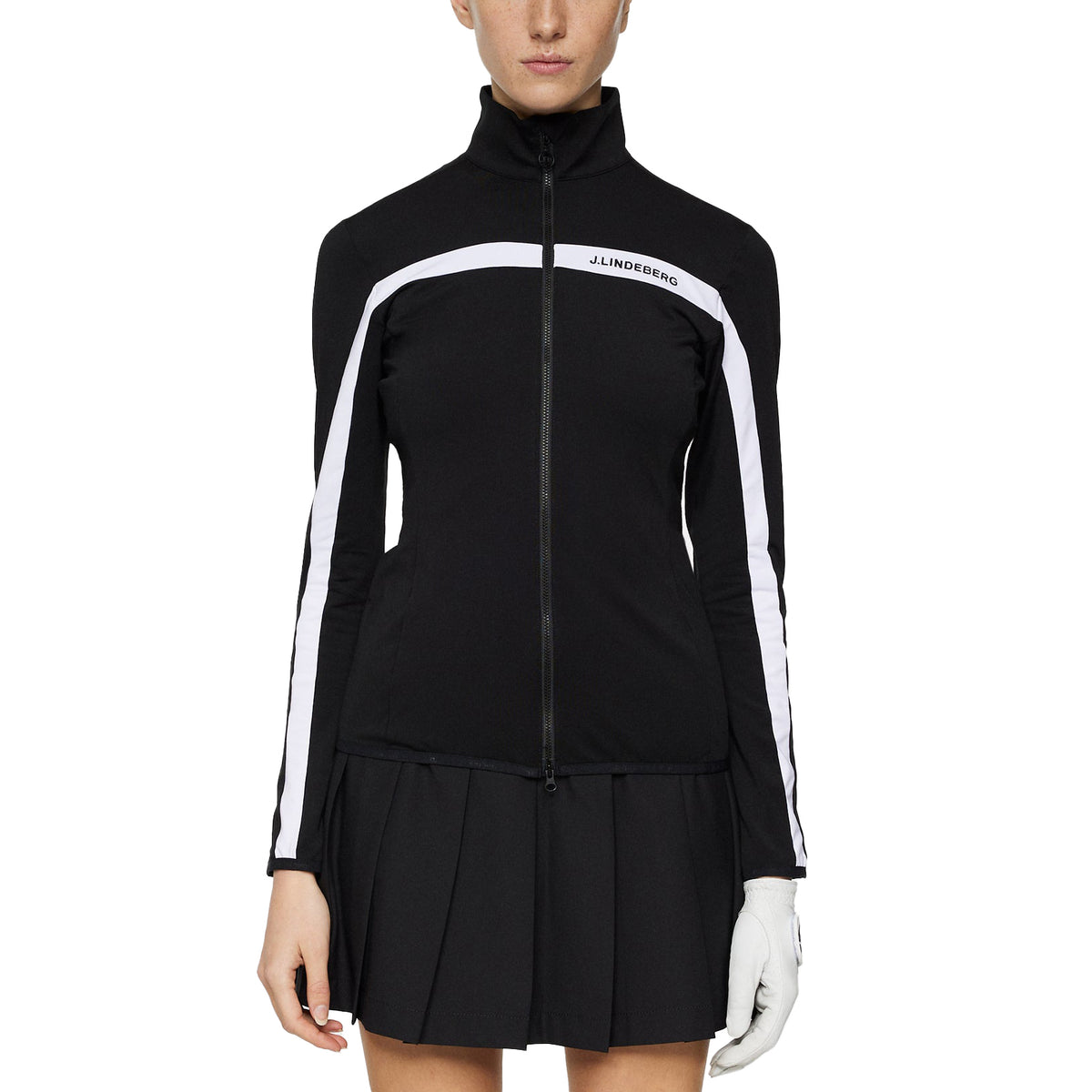 J. Lindeberg Women's Janice Golf Mid Layer - Schwarz