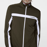 J. Lindeberg Jarvis Golf Mid -Layer - Forest Green