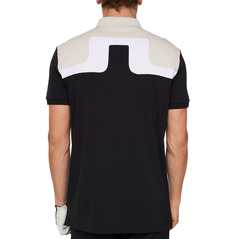 J. Lindeberg Jeff Golf Polo Shirt - Schwarz