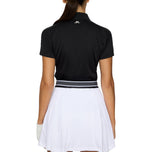 J. Lindeberg Women's Jessa Golf Polo Shirt - Schwarz