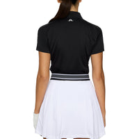 J.Lindeberg Women's Jessa Golf Polo Shirt - Black